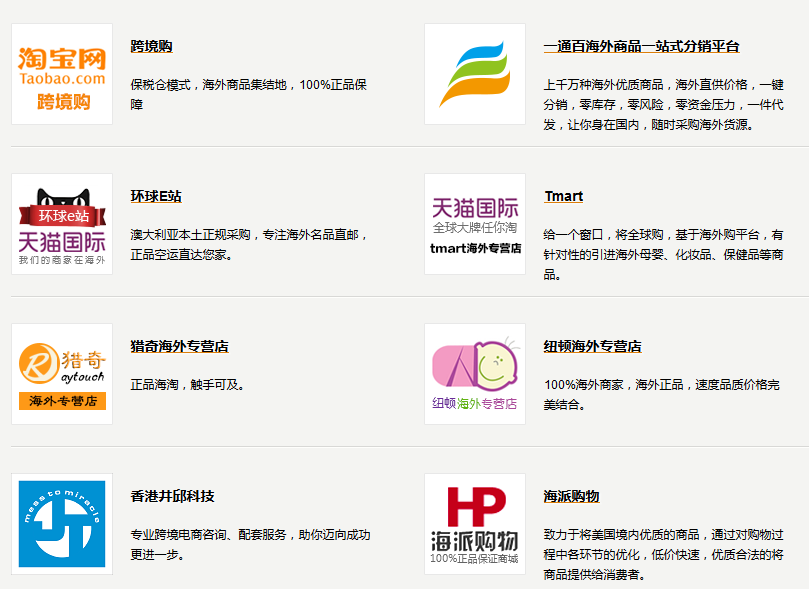 跨境購商城網站